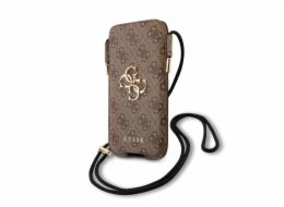 Guess Bag na telefon GUHCP12L4GPSBR Taška na telefon Guess 4G - elegantní kolekce zakončená zlatým logem Guess. Značka Guess je po desetiletí ztotožňována s vynikajícím designem a nejvyšší kvalitou.