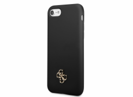 Guess 4G Silicone Metal Logo Zadní Kryt pro iPhone 7/8/SE2020/SE2022 Black Guess prémiový ochranný kryt telefonu vyrobený z kombinace kvalitních a odolných materiálů, které perfektně chrání Váš telef