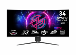 MSI MPG/346CQRF X24/34"/VA/wQHD/240Hz/0,5ms/Černá/3R