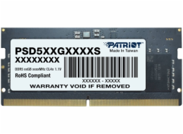 PATRIOT Signature Line 24GB DDR5 5600MT/s / SO-DIMM / CL46 / 1,1V