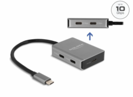 Delock USB 10 Gbps 4 portový Hub USB Type-C™ s konektorem USB Type-C™