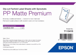 PP Matte Label Premium, 203mm x 305mm, 500 Labels