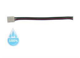 Konektor nepájivý pro RGB LED pásky 5050 30,60LED/m o šířce 10mm s vodičem, voděodolný IP68