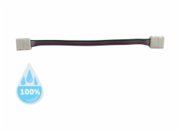 Spojka nepájivá pro RGB LED pásek 5050 30,60LED/m 10mm s vodičem, voděodolný IP68
