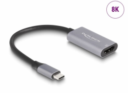 Delock Adaptér USB Type-C™ na HDMI (DP Alt Mód) 8K s funkcí HDR hliník