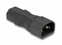 Delock Napájecí adaptér IEC 60320 – z C14 na C13, zástrčka / zásuvka, 10 A, přímý