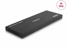 Delock HDMI Splitter 1 x vstupní HDMI na 8 x výstupní HDMI 4K 60 Hz, se zařízením na snížení měřítka