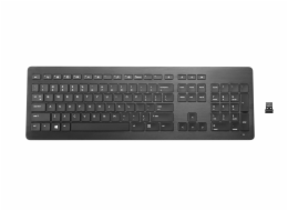 HP Wireless Premium Bezdrátová klávesnice, SK - černá Bezdrátová klávesnice HP Premium Zvyšte svou produktivitu a pohodlně pracujte u stolu nebo jinde v místnosti na elegantní klávesnici. PN: Z9N41AA