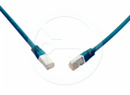 SOLARIX 10G patch kabel CAT6A SFTP LSOH 20m,modrý