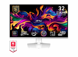 MSI MPG/321URXW/31,5"/QD-OLED/4K UHD/240Hz/0,03ms/Bílá/3R