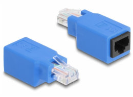 Delock&nbsp;Rollover&nbsp;adaptér&nbsp;RJ45&nbsp;ze&nbsp;zástrčky&nbsp;na&nbsp;zásuvku