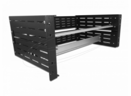 Delock 19” konzole na DIN lištu, 4U, černá
