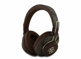 Guess PU 4G Metal Logo ENC Bezdrátová Sluchátka Hnědá Bezdrátová sluchátka Guess s technologií ENC kombinují stylový design s kvalitním zvukem a pohodlným nošením pro každodenní poslech i cestování. 