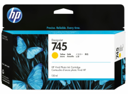 HP 745 inkoustová náplň žlutá, F9J96A