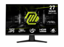 MSI MAG/274QF/27"/IPS/QHD/180Hz/0,5ms/Černá/3R