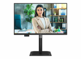 AOC MT 23,8" 24P4U - 1920x1080,IPS,120Hz,1xVGA,1xHDMI,1xDP,USBhub,Repro,Pivot