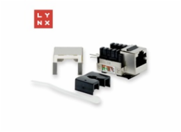 LYNX keystone STP Cat5e, 90 stp., stříbrný