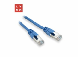 LYNX FTP patch kabel Cat5e PVC, CCA, 5m, modrý