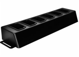 Transcend TS-DPD6C dokovací stanice pro osobní kameru DrivePro Body 40, 6 portů, USB 3.1 Gen 1, 1x LAN, 1x WAN, černá