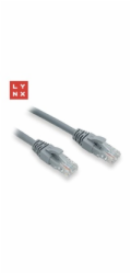 LYNX UTP patch kabel Cat6, PVC, 5m, šedý