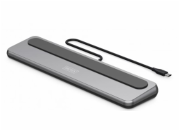 Digitus Dokovací stanice USB-C 8K, 12 portů 2x HDMI, 1x DP, 3x USB-A, 1x USB-C, 1x RJ45, 1x PD