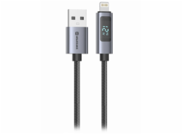 Swissten LCD kabel USB-A / lightning 1m