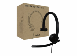 Logitech H570e - Náhlavní souprava - náhlavní - kabelové - USB-A - certifikováno pro Microsoft Teams