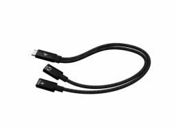 i-tec přípojný kabel USB-C Splitter Audio/Data, Power Delivery 100W