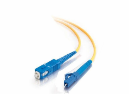 Optický patchkabel SIMPLEX, LC/UPC-SC/UPC 9/125um SM, 2m, OS2