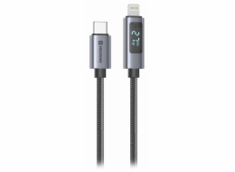 Swissten LCD kabel USB-C / lightning 1m