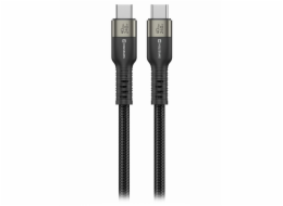 Swissten datový video kabel USB 4.0, USB-C, 240w, 8k@60hz, 40 gb/s, TB3 & TB4, 1,5 m černý