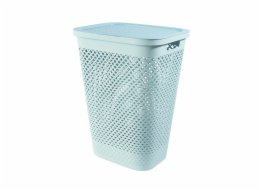 Koš na prádlo Curver Pure 55 l modrý s víkem