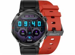 Chytré hodinky Gravity Pánské hodinky SMARTWATCH GRAVITY GT21-6 BK/RD/BK