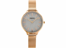 Pacific Dámské hodinky Watch PACIFIC X6094 - růžové zlato (zy690c)