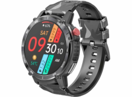 Rubicon Chytré hodinky RNCF08 Black Černohnědé