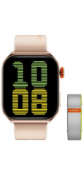 Weofly Edge 2 Smartwatch - Multifunkční hodinky Bluetooth BT5.3 Zlatý