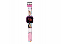 Kids Euroswan Digitální LED hodinky digitální dětské pro děti růžové Barbie / Bb00033