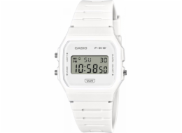 Casio Vintage Dětské vintage hodinky Casio F-91WB-7AEF bílé