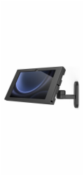 Compulocks Galaxy Tab S9/S9FE 10.9" Apex Enclosure Swing Wall Mount Black - Montážní sada - kyvné rameno, odhalená prední/zadní kamera a senzory - pro tablet - uzamykatelný - kovový rám - cerná - veli