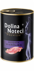 DOLINA NOTECI Premium Rich in rabbit - mokré krmivo pro kočky - 400g