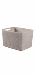 Box Curver Jute L 20L taupe