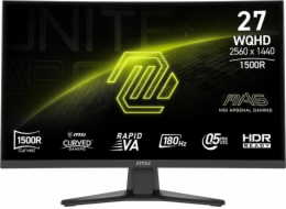 MSI MAG/275CQF E18/27"/VA/QHD/180Hz/0,5ms/Černá/3R