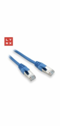 LYNX FTP patch kabel Cat5e PVC, CCA, 10m, modrý
