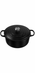 Le Creuset Signature Kastrol kulatý 28 cm černý