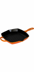 Le Creuset Grill Pan Cast Iron Square Oven Red 26 cm