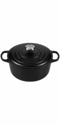 Le Creuset Signature Casserole round 24 cm black