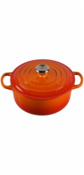 Le Creuset Signature Bräter rund 20 cm ofenrot