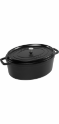 Staub La Cocotte 41cm oval, Black, Cast Iron