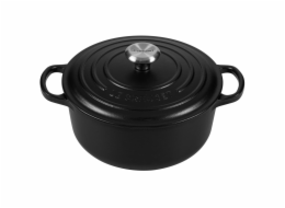 Le Creuset Signature Casserole round 20 cm black