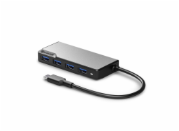 Alogic Fusion Swift USB-C 4-Port Hub Space Gray